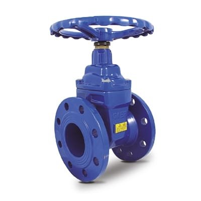 Válvula de compuerta resiliente para control de flujo en redes de agua potable